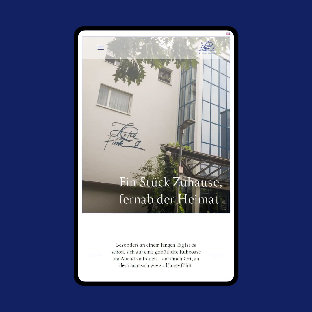 HotelAmPark-Website-Tablet